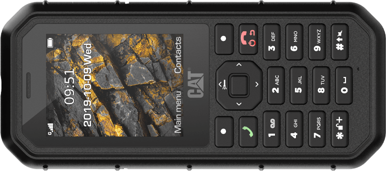 Cat B26 Black 2 4 Tft 240 X 3 8 Mb 8 Mb Microsd Dual Sim Main Camera 2 Mp 1500 Mah Binoma Lt