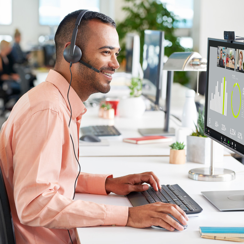Logitech H340 USB Computer Headset 